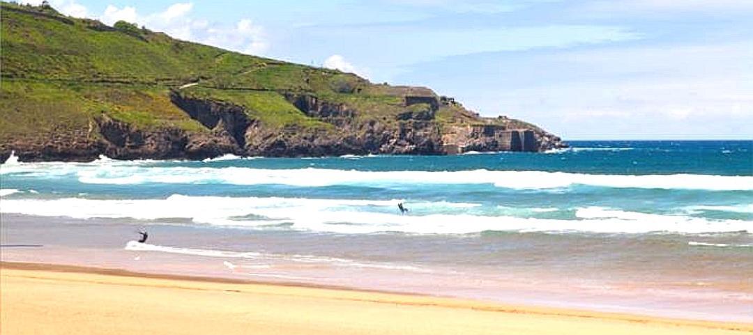 شقة Ciérvana  في Sun&Sea Nuevo Apartamento En La Playa Nearest Beach To Bilbao المظهر الخارجي الصورة